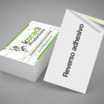 tarjetas adhesivas