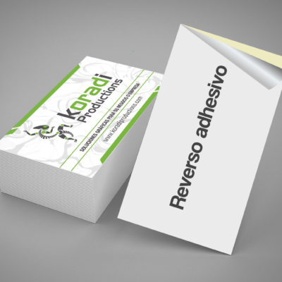 tarjetas adhesivas