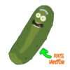 Pickle Rick vector