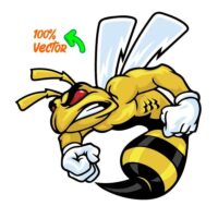 vector de avispa