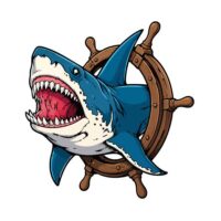 Shark Vector Art gratis de tiburón en formatos SVG AI EPS y PNG