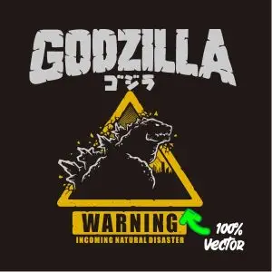 godzilla vector png