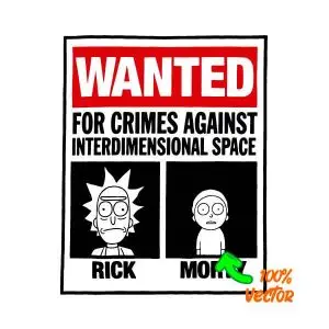 rick and morty svg free