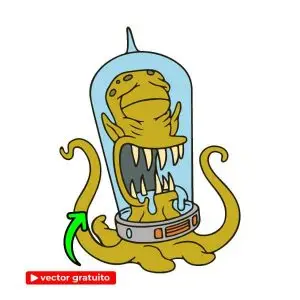 extraterrestre de los simpson