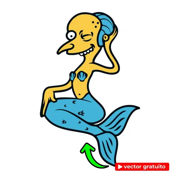 mr burns vector
